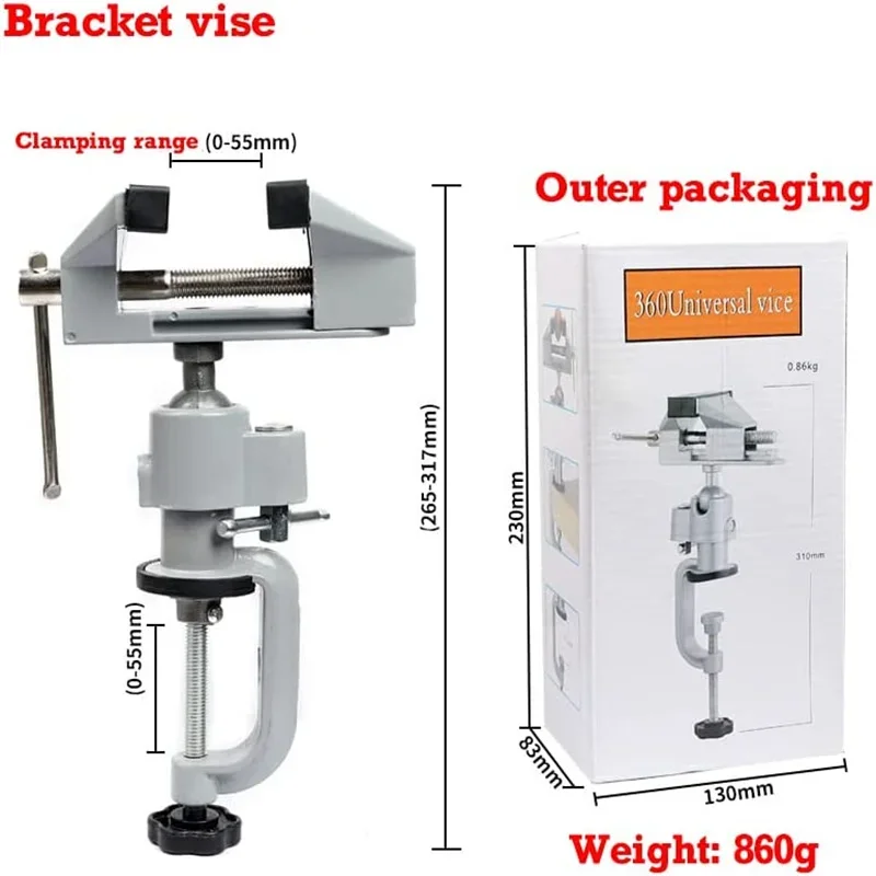 Woodworking Vise For Workbench - Для универсального деревообрабатывающего сверления M Настольная