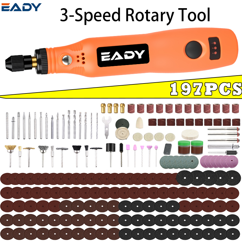 Woodworking Basic Tools - Беспроводной роторный инструмент с USB-питанием –