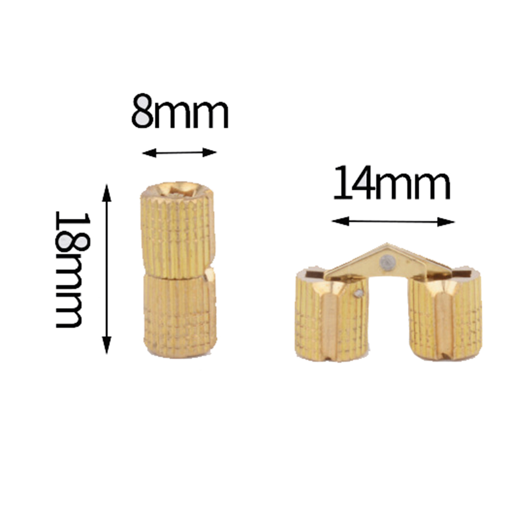 Woodworking Terms - Набор из 4-цилиндровых скрытых барабанных петель