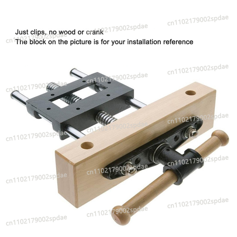 Woodworking Vise For Workbench - 10-дюймовые легкие столярные тиски с двойным