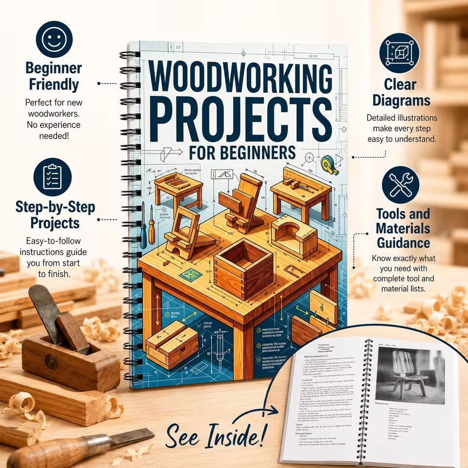 Woodworking Ideas For Beginners - Простые планы по деревообработке для начинающих: