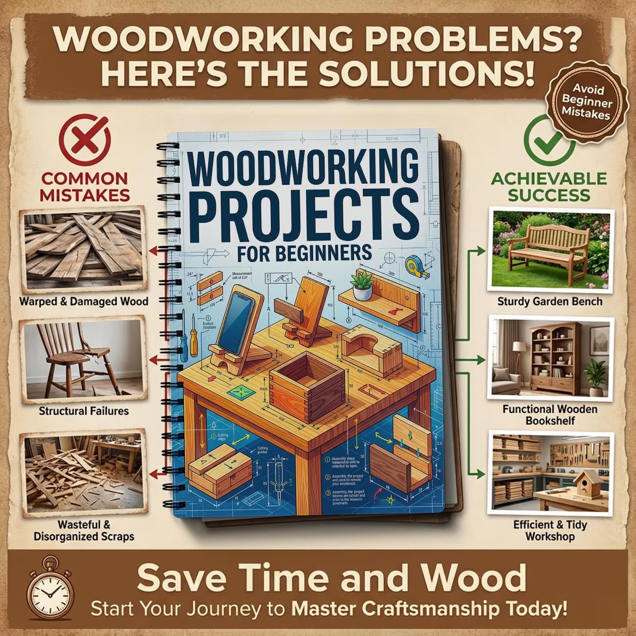 Простые проекты по деревообраб – обзор и цена Woodworking Ideas For Beginners