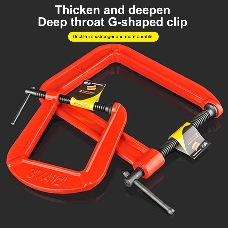 С-образный зажим G-типа с глуб – обзор и цена Woodworking Clamp