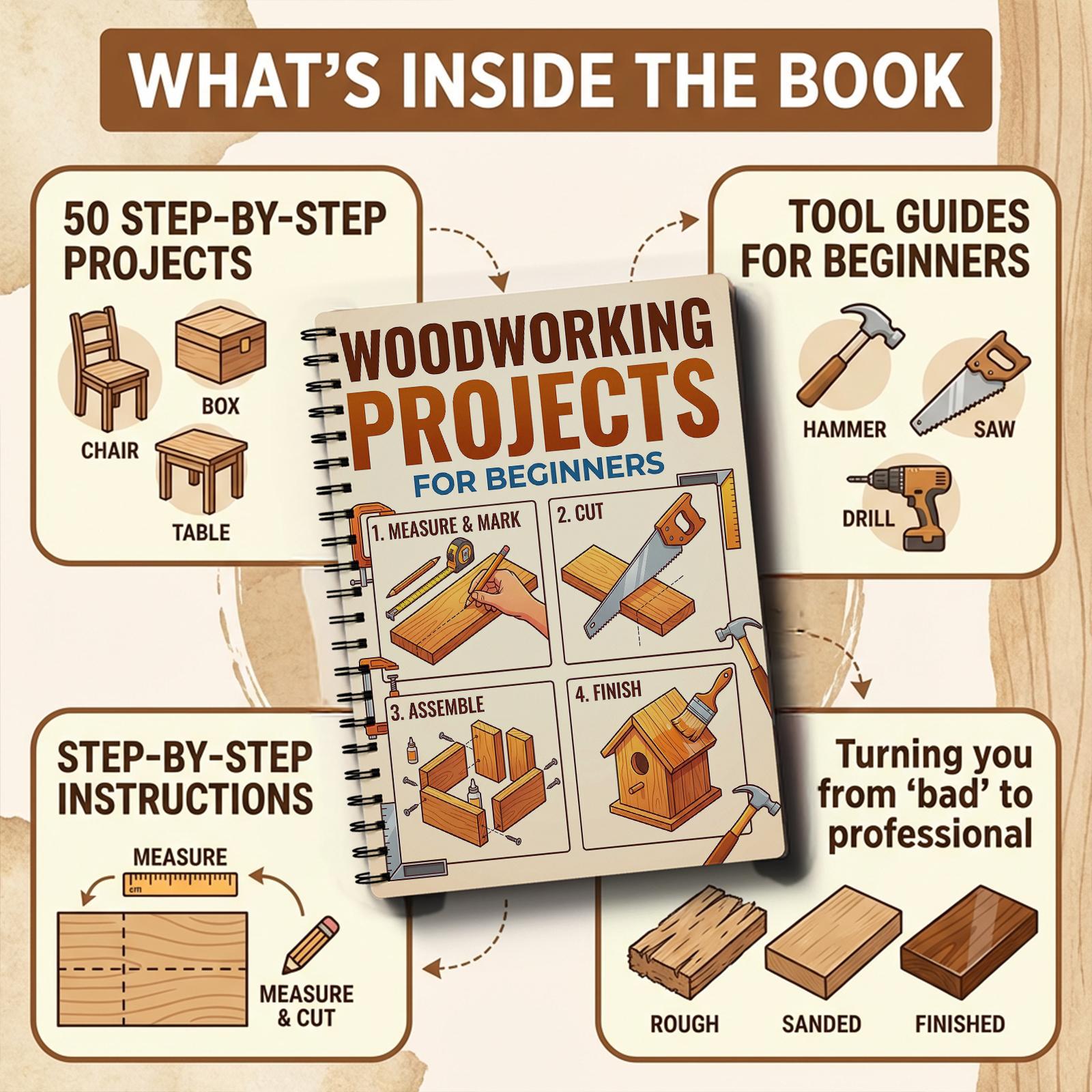 Книга по деревообработке для н – обзор и цена Woodworking Basic Tools